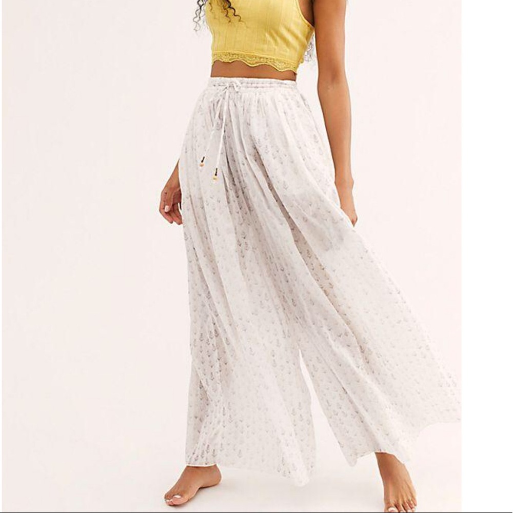 NWT Free People Pattern Dream Time Sleep Pants - Picture 1 of 13